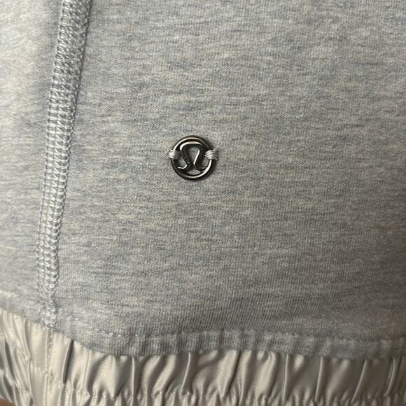 Lululemon All Good Pullover Heathered Silver - Size 6 - Picture 7 of 8